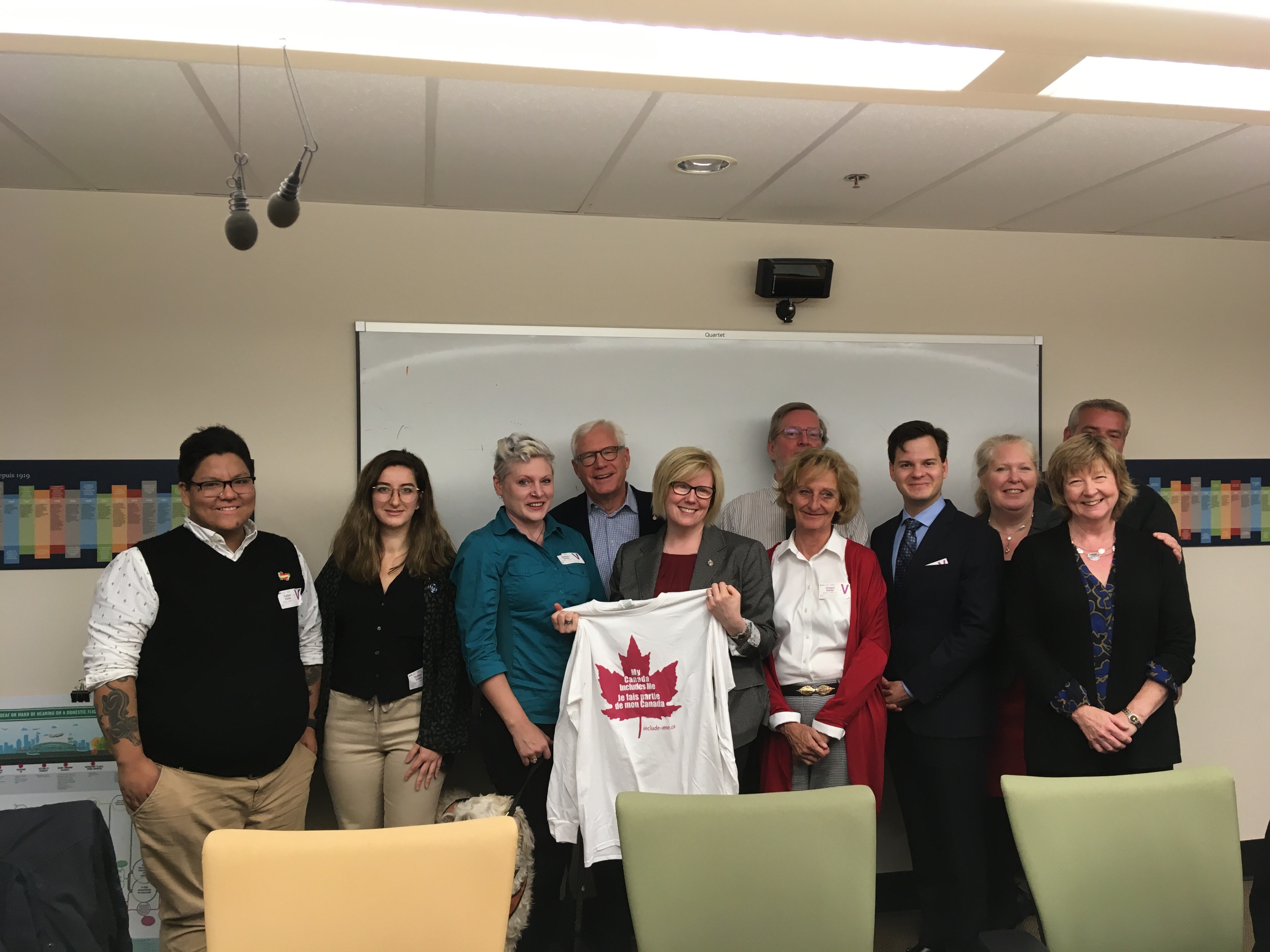 Accessible Canada Act meeting with Minister Qualtrough and FALA